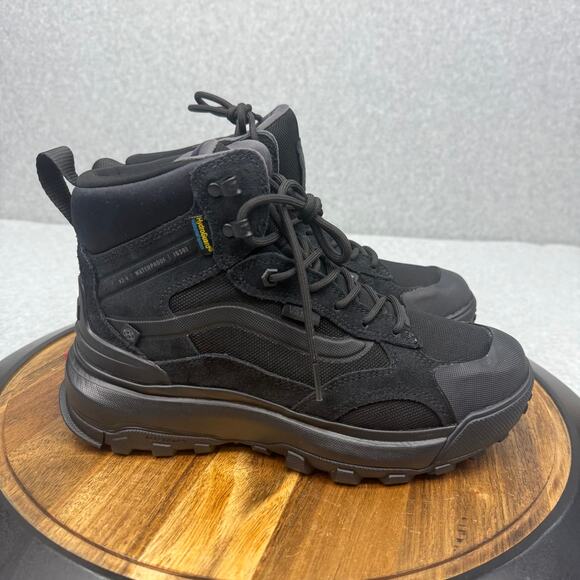 Vans MTE Crestline Boots Women's 8.5 Men's 7 HydroGuard Black Shoes Waterproof - Picture 1 of 7